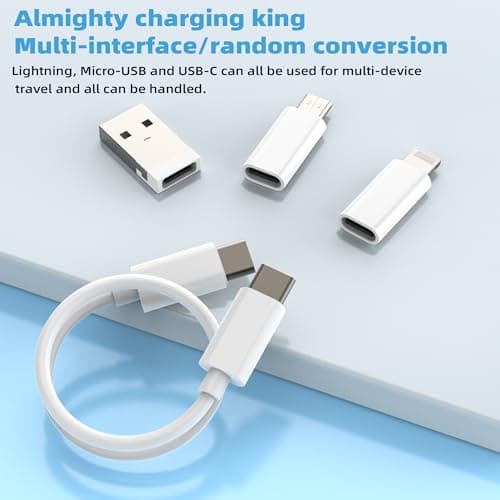 Cable Storage Box USB Adapter Charging Type C 60W Data Micro USB Multi Kit Charger Travel Portable Multifunctional Lightning 27W Transfer Accessories Organiser Universal for iPhone 17 16 15 14 Pro Max — view 4