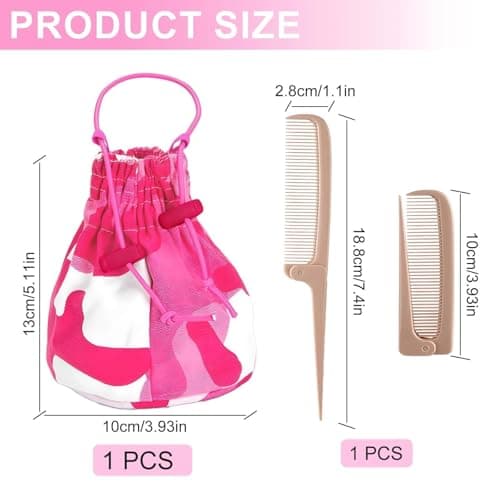 Hair Dryer Diffuser Sock, Portable Foldable Attachment for Curly Wavy Hair, Double-Layer Nylon Heat Protection Cap, Fits Most Standard Blow Dryers with Elastic Band, Travel Friendly — view 2