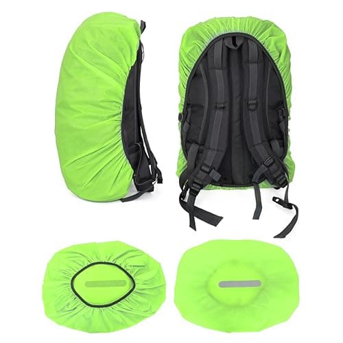 XPEX Pack of 1 Rain Cover Backpack, Rain Cover for Backpacks with Reflective Strips, Backpack Protective Cover, Waterproof, Reflective Backpack Rain Cover with 1 Storage Bag (10-50 L) — view 3