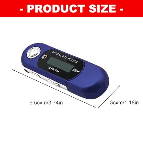 Battery Operated MP3 Player Featuring Direct USB, Expandable Memory Card, LCD Screen Music Player — view 3