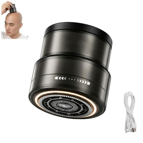 2-in-1 Smart Electric Bald Head Shaver and Beard Trimmer