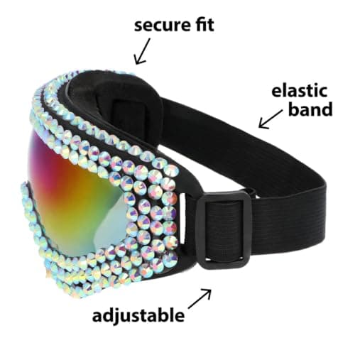 Boland - La Folie Party Ski Goggles with Rhinestones — view 5