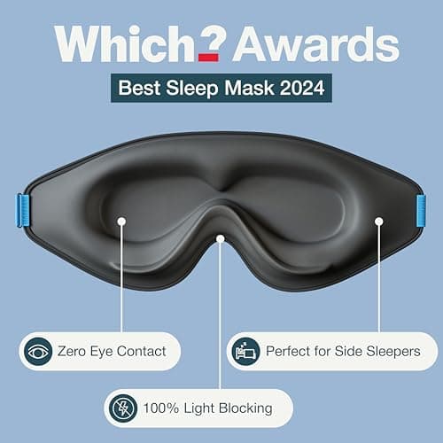 MyHalos Blackout Sleep Mask, Eye Mask for Sleeping, Zero Pressure, Travel — view 5