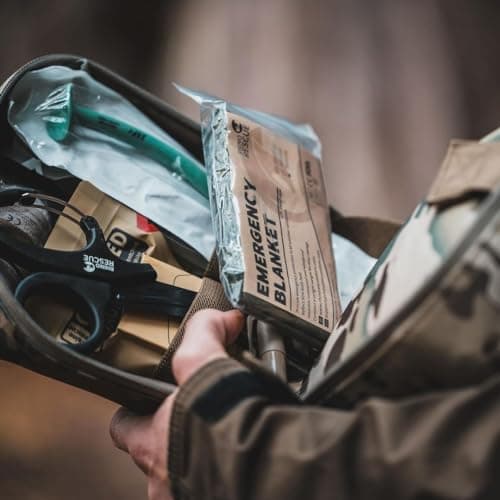 RHINO RESCUE Tactical First Aid Kit, Molle IFAK Medical Pouch, Camouflage — view 4