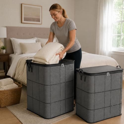 180L Spacious Moving Storage Bin, Portable Moving Storage Bags-3 Pack — view 6