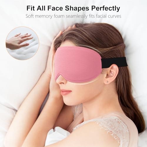 Gritin 100% Blackout Sleep Mask for Women & Men-Zero Eye Pressure Eye Mask — view 5