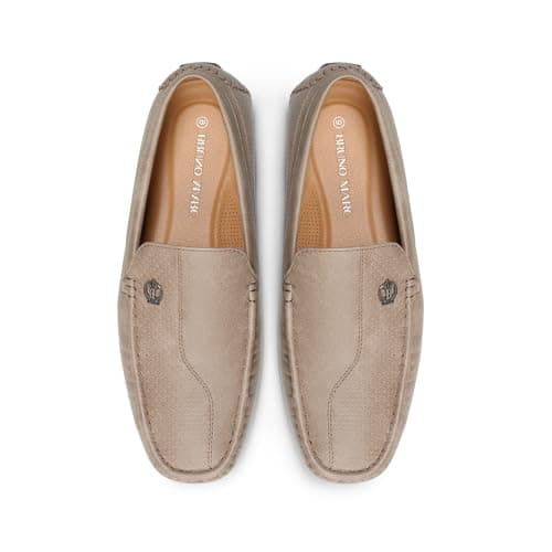 Bruno Marc Men's Driving Loafers Slip-on Shoes,Size 9,Beige,3251314 — view 4