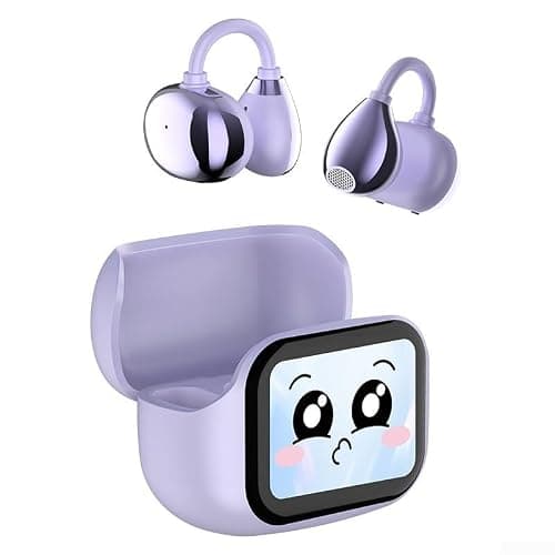 Wireless Earphones with AI Voice Translator for Travel(Purple No Translation) — view 2