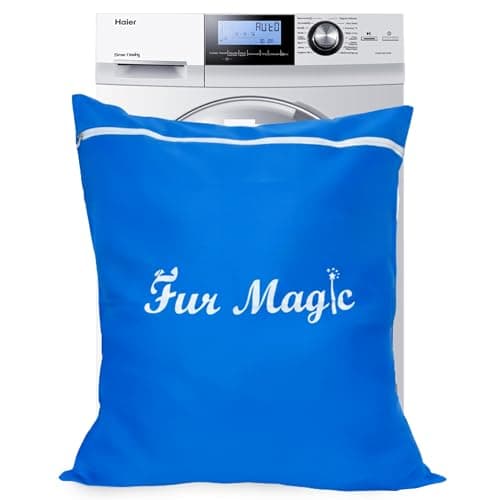 Fur Magic Pet Laundry Bag, Keeps Washing Machine Free from Dog & Cat Hair