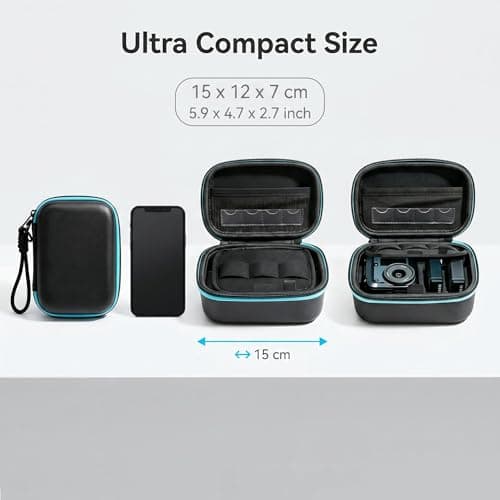 Action Camera Bag Carry Case for GoPro 13/12/11,DJI Action 6/5/4/3,Insta360 — view 2