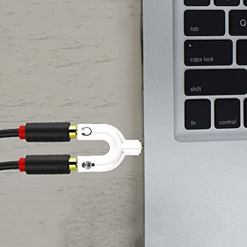 PartyKindom 2pcs 3.5mm Audio Signal Adapter for Input and Output — view 6