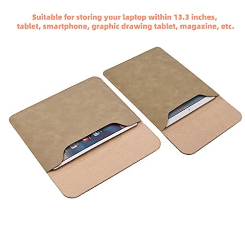 Simple Style Laptop Sleeve Durable Protective Bag Cover Notebook Computer Carrying Bag Pouch Case for 13.3 Inch Laptop Tablet Smartphone — view 3