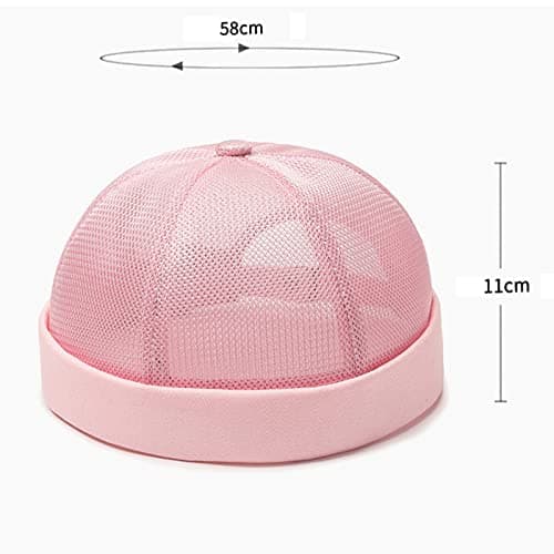 Men Solid Cap Mesh Quick Drying Adjustable Breathable Sport Outdoor Hip Hop Cap Umbrella Stroller Lightweight Travel (Navy, One Size) — view 3