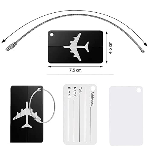 4 Set Combination Luggage Locks with Luggage Tag | Suitcase Padlock — view 4
