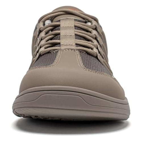 HOBIBEAR Wide Barefoot Shoes Men Women Walking Trail Running Sneakers | Zero Drop Sole | Lightweight Comfortable Brown — view 5