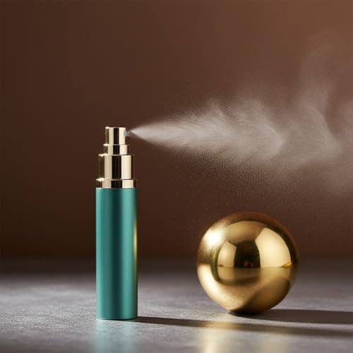 BMYUK Perfume Atomiser 5ml Portable Travel Spray Bottle Refillable Mini Size Perfume Atomizer Bottom Filling for Women and Men Purse Handbag Pocket Luggage (Green) — view 4