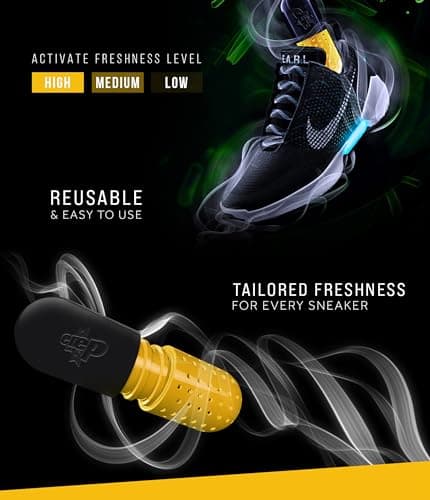 Crep Protect Refresher Pill - Ultimate Shoe Deodorant, Fresh Cotton Fragrance - Black — view 3