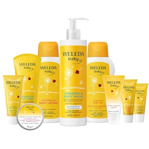 Weleda Baby Body Lotion, Calendula Moisturiser, Moisturising Cream for Baby, Delicate Skin, Dermatologically Tested, Gentle Protection, Developed by Professionals, 200ml — view 5