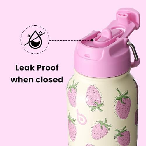 BOTTLE BOTTLE Insulated Water Bottle 950ml Stainless Steel with Straw and Pill Box — view 4