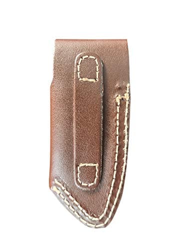 Leather sheath for folding knife/Pocket Knife - PFS — view 2