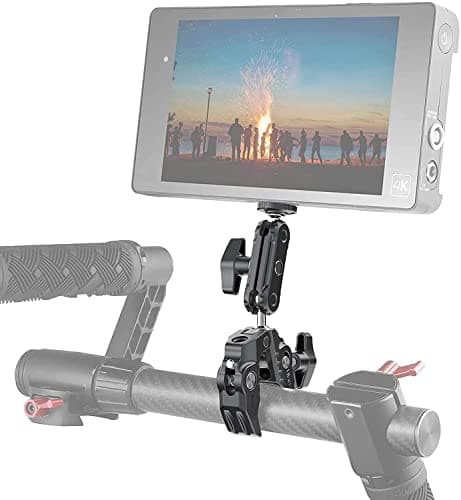 Ulanzi Super Clamp Camera Clamp Mount with Phone Holder and 360° Ballhead Magic Arm Adapter with 1/4" & 3/8" Thread — view 3
