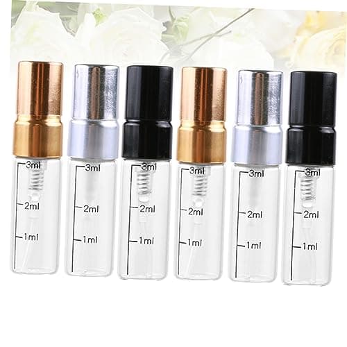 PartyKindom 6 Pack 3ml Glass Scale Spray Bottle for Makeup and Skincare — view 6