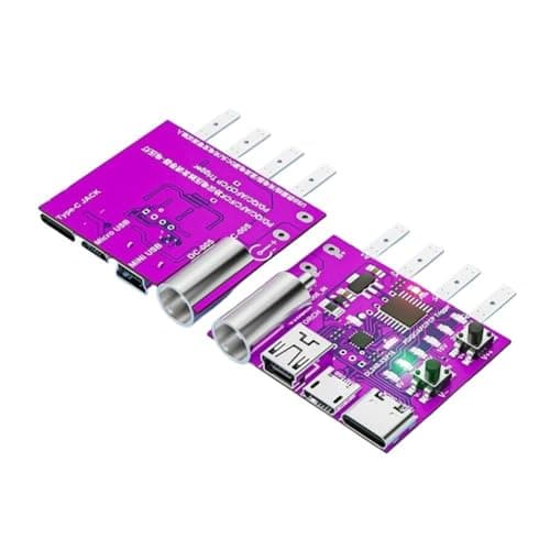Hoppipola 140W PD 3.1 Tester Adapter Fast Charge Protocol Trigger Board Voltage Converter for Power Supply Verification Purple — view 4