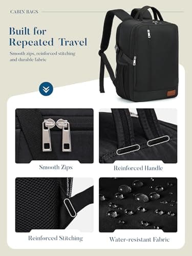 Cabin Bags 40x30x15 Underseat for British Travel Backpack Hand Luggage Bag — view 6