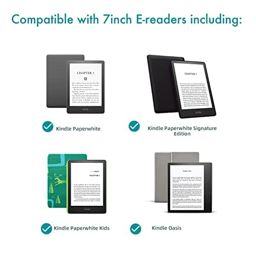 7 inch E-Reader Sleeve by Okami Products, Felt Ereader Pouch for all 7 inch E-Readers, Protective E-Book Bag/Case (Red) — view 3