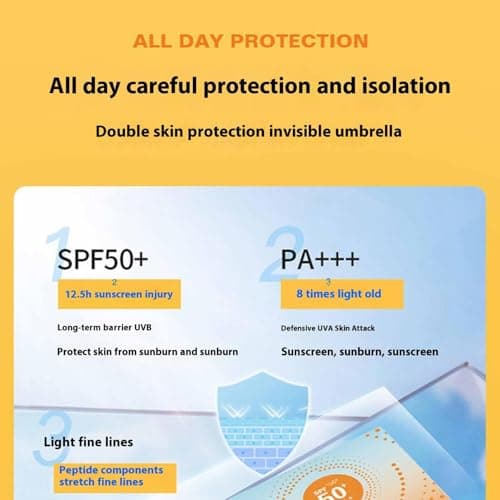 Travel Size Sun Protection, Mini Tube, Sunscreen for the Face with SPF 50+, Waterproof for Sun Protection Anytime and Anywhere (1) — view 5