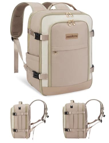 MOCOCITO Ryanair Cabin bags 40x30x20 Travel Backpac Expandable 40x30x20 to 40x30x25, 24L to 30L Carry On Weekend Trips Suitable for Ryanair, Wizz Air, Easyjet, Vueling