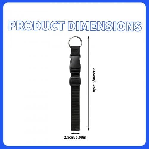 4 Pcs Premium Luggage Straps for Suitcases, Adjustable Suitcase Belts with Quick Release Buckle, Heavy Duty Luggage Connector Straps to Attach Bags, Travel Backpack Accessories for Hands Free Journey — view 2