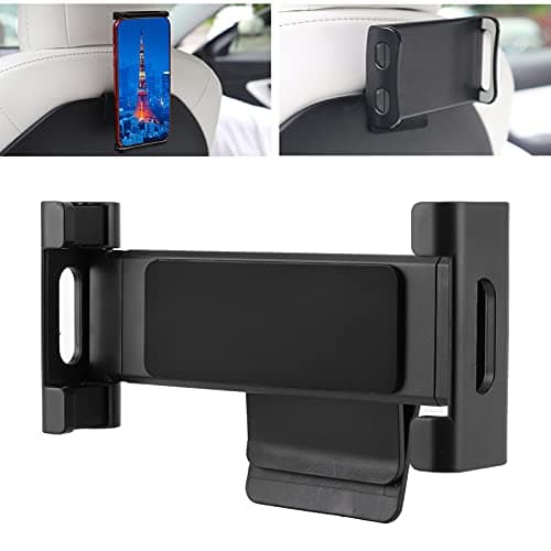 Aramox Car Headrest Mount Holder for TESLA Y, Back Seat Mobile Phone and Tablet Mount (2019-2021), Portable Tablet Holder with Adjustable Arms and Rotating Stand for Safe Entertainment During Travel — view 5