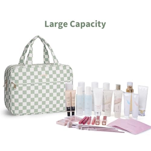 Narwey Large Hanging Toiletry Bag for Women, Travel Wash Bag for Toiletries — view 5