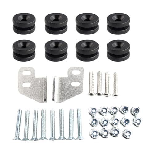 Motorcycle Top Box Mounting Kit - Aluminum Alloy Quick Release Base Plate Screws Hardware, Wear-Resistant Mounting Supplies | Motorcycle Accessories for Home,Travel