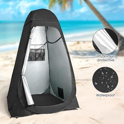 Treeboy Pop Up Toilet Tents For Camping Shower Changing Beach Large Tent — view 3