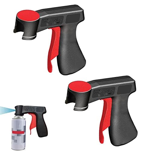 Jetisva 2 Pack Spray Can Trigger Grip Handle, Spray Can Aerosol Trigger Gun Grip, Instantly Converts Spray Cans into Airbrush, Universal Spray Gun Tool Holder for Paint Sprays Adaptor
