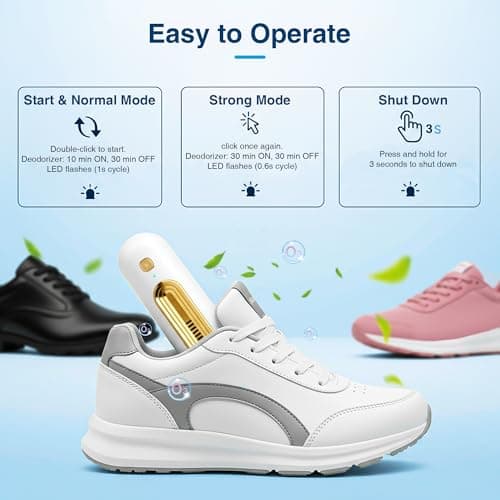 Qualirey 2 Pack Chemical-Free Shoe Deodorizer for Sneaker, Gold — view 3
