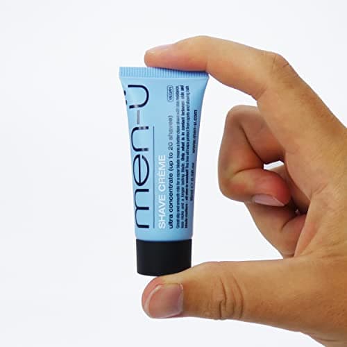men-ü tube Ultra-Concentrate Formula High Performance Vegan Shaving cream for Men 15ml tube great for travel and trial upto 20 shaves — view 2