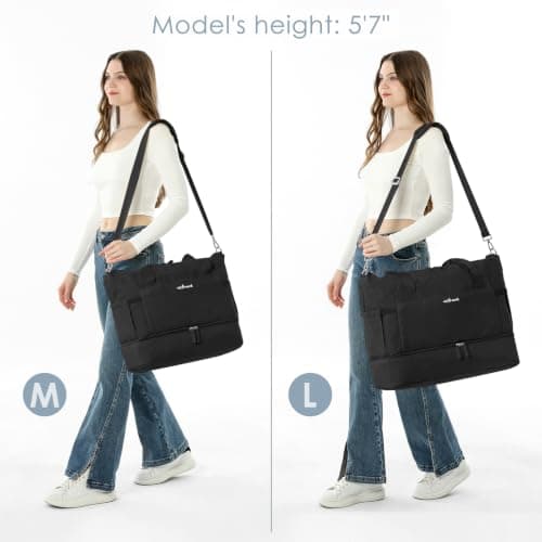 ETRONIK Gym Bag Womens, Travel Bag, Easyjet Cabin Bag 45x36x20 Underseat, L — view 3