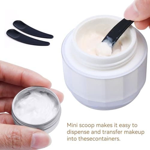 12Pcs Aluminum Tin Jars 10ml, GAUATO Travel Pots for Toiletries Sample Pots Empty Small Pot with Lids, Lip Balm Containers Round Mini Makeup Containers Travel Tubs for Lotion, Cream, Mini Candles — view 3