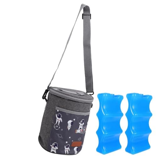 HAKIDZEL Breastmilk Cooler Bag Oxford Cloth Waterproof with Ice Pack