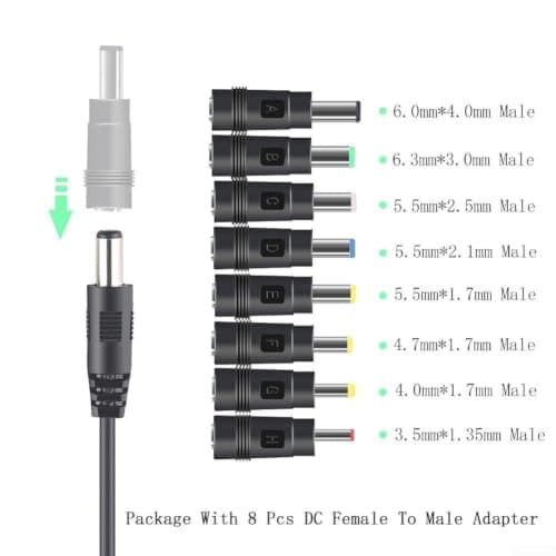 Honseadek USB Power Boost Cable, 5V To 6V/9V/12V Step-Up Converter With 8 DC Heads, 6W-7W Output For Routers, Dashcams, LED Lights, Portable Travel Use(5V5.5 * 2.1mm) — view 5