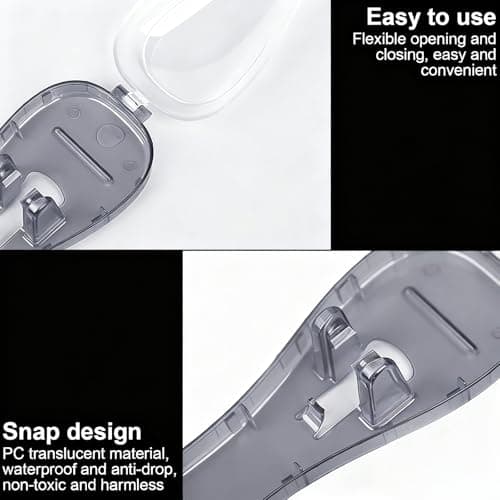 3PCS LinMei Razor Case Compatible with Gillette Fusion ProGlide Razors — view 3