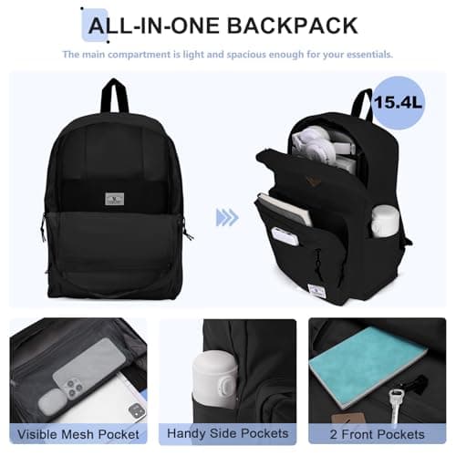 VX VONXURY Kids Backpack, Lightweight 15.6 inch School Bag for Boys & Girls — view 3