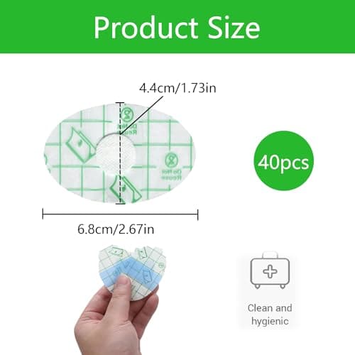 40 Pcs Waterproof Ear Covers - One-time use Hypoallergenic earplugs, Suitable for Showers, Swimming, Surfing and Snorkeling | Suitable for Adults, Transparent and Sticky Cotton earplugs — view 2