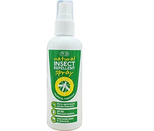Dr J's Insect Mosquito Repellent Spray Tropical Formula 100ml Travel Insect Mosquito Repellent Spray Tropical Formula 100ml Travel
