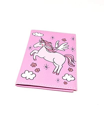 Unicorn Passport Cover Travel Documents Holder Girls Women's Holiday ID UK Seller (Pink) — view 2