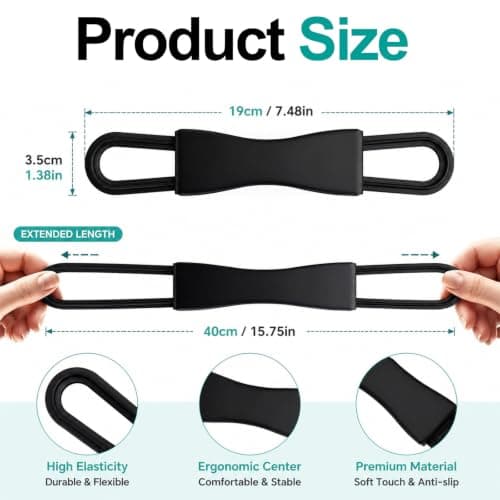 1 Pcs Comfortable Hand Strap Holder Compatible with Kindle,Secure Lightweight Finger Grip Holder for Reading in Bed,for 4.7-8 inch Device,Compatible with Kindle Paperwhite/Kobo/E-Books/Oasis/Tablets ﻿ — view 2