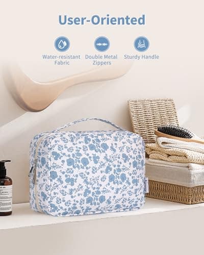 Narwey Travel Hanging Toiletry Bags for Women, Wash Bag for Toiletries — view 6